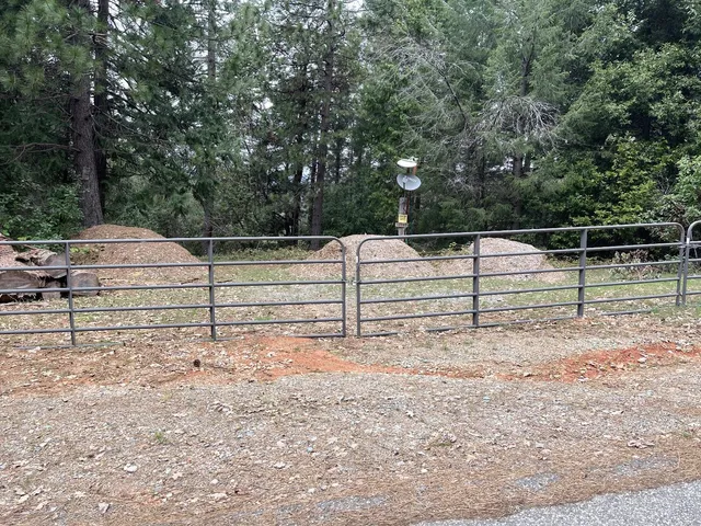 a view of house with trees in the background