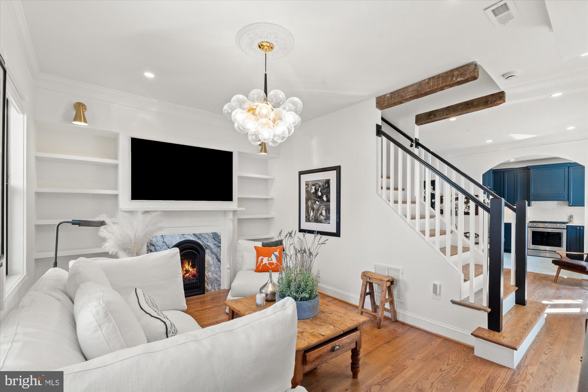 629 Pickford Place Northeast Washington, DC 20002 - Photo 1 of 41 a living room with furniture and a flat screen tv