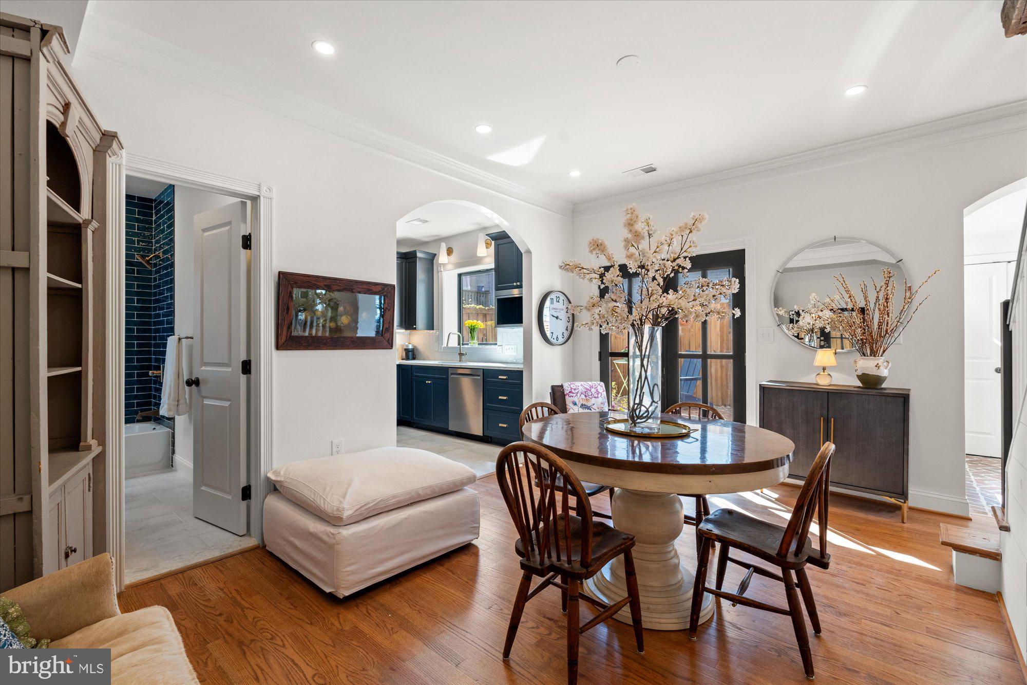 629 Pickford Place Northeast Washington, DC 20002 - Photo 16 of 41 a living room with furniture and wooden floor