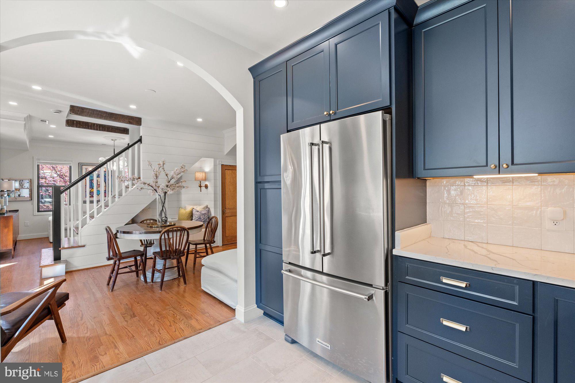 629 Pickford Place Northeast Washington, DC 20002 - Photo 23 of 41 a white refrigerator freezer sitting inside of a kitchen