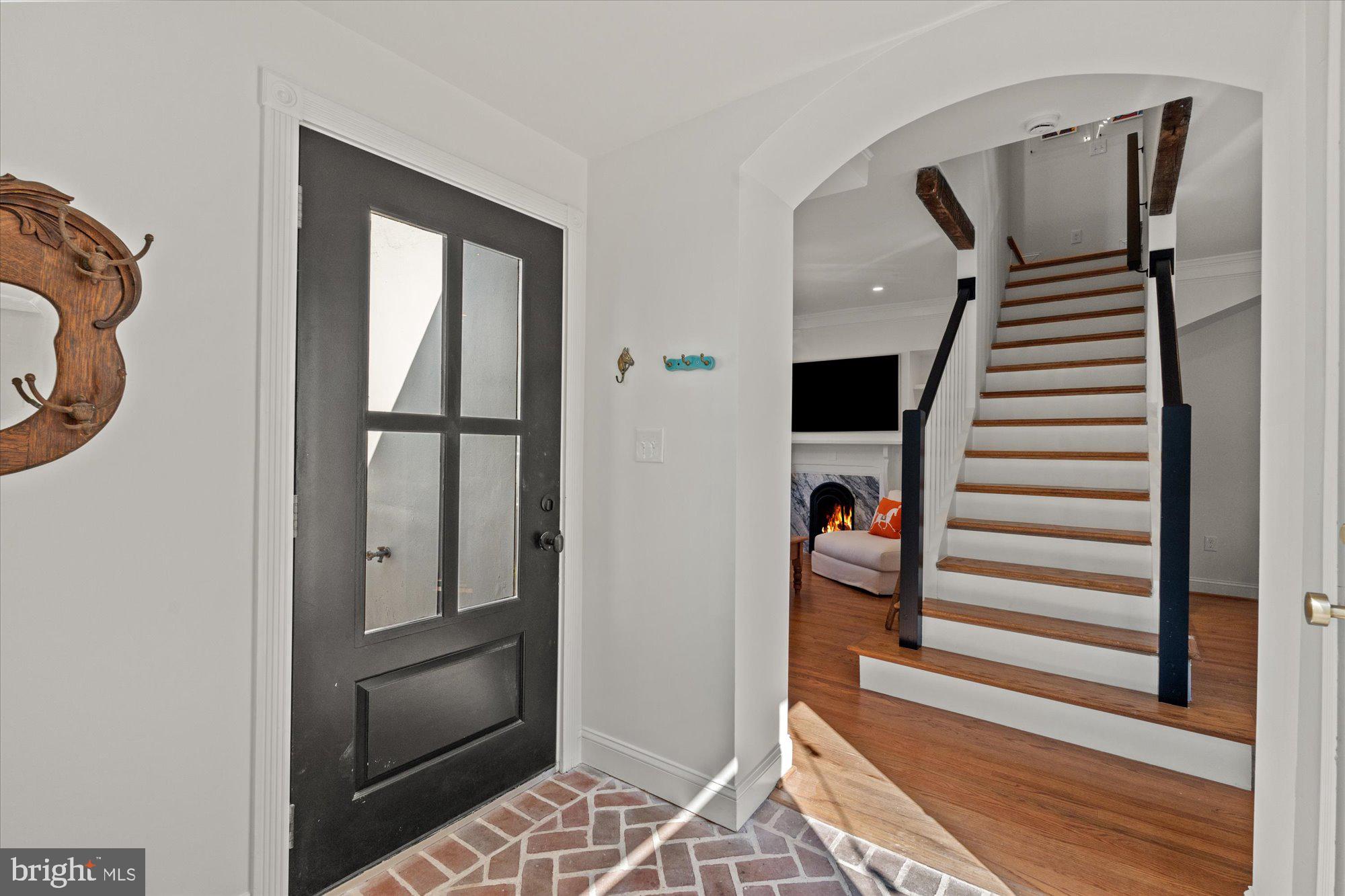629 Pickford Place Northeast Washington, DC 20002 - Photo 4 of 41 a view of a hallway with washer and dryer