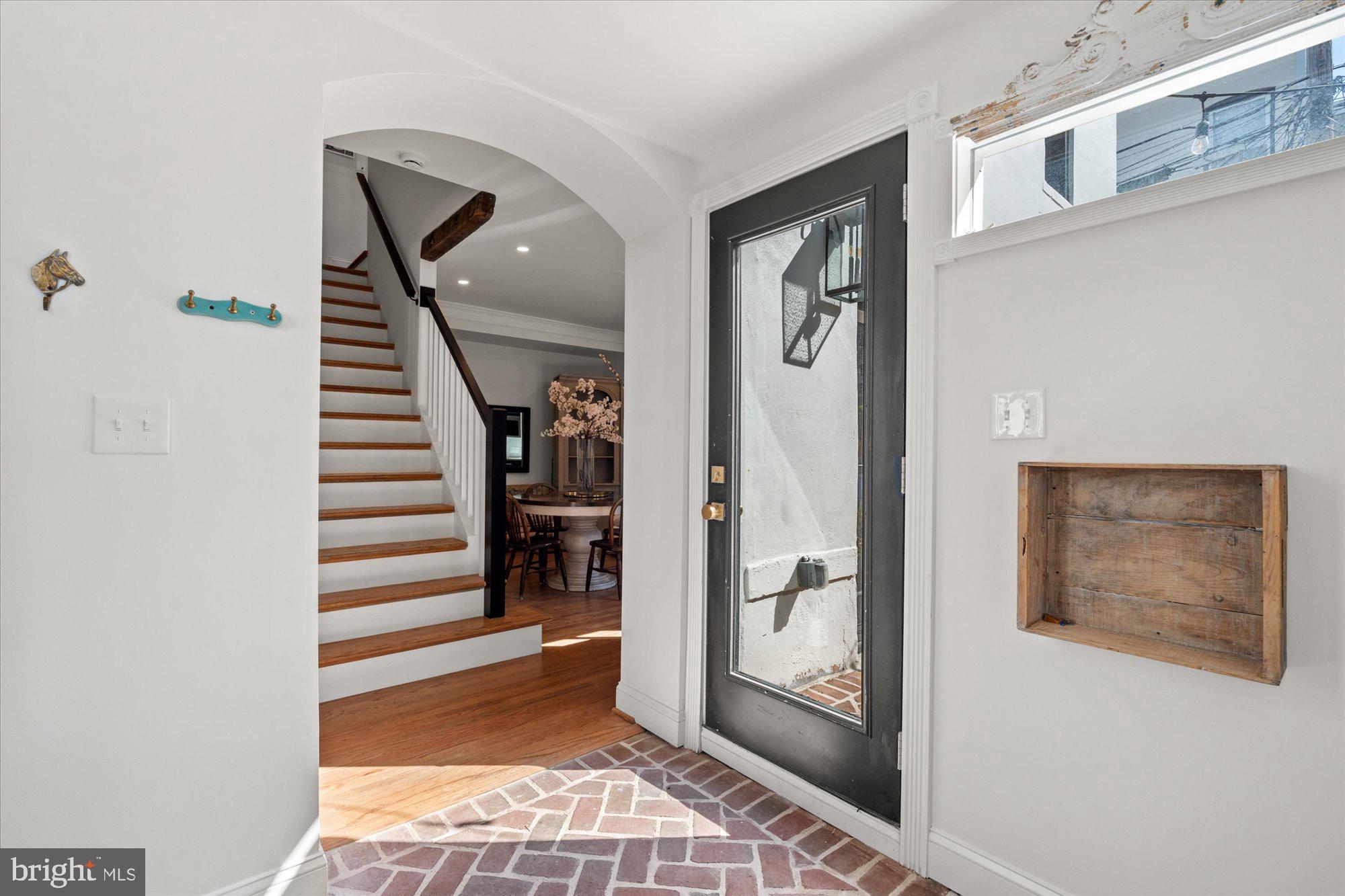 629 Pickford Place Northeast Washington, DC 20002 - Photo 7 of 41 a view of an entryway with staircase