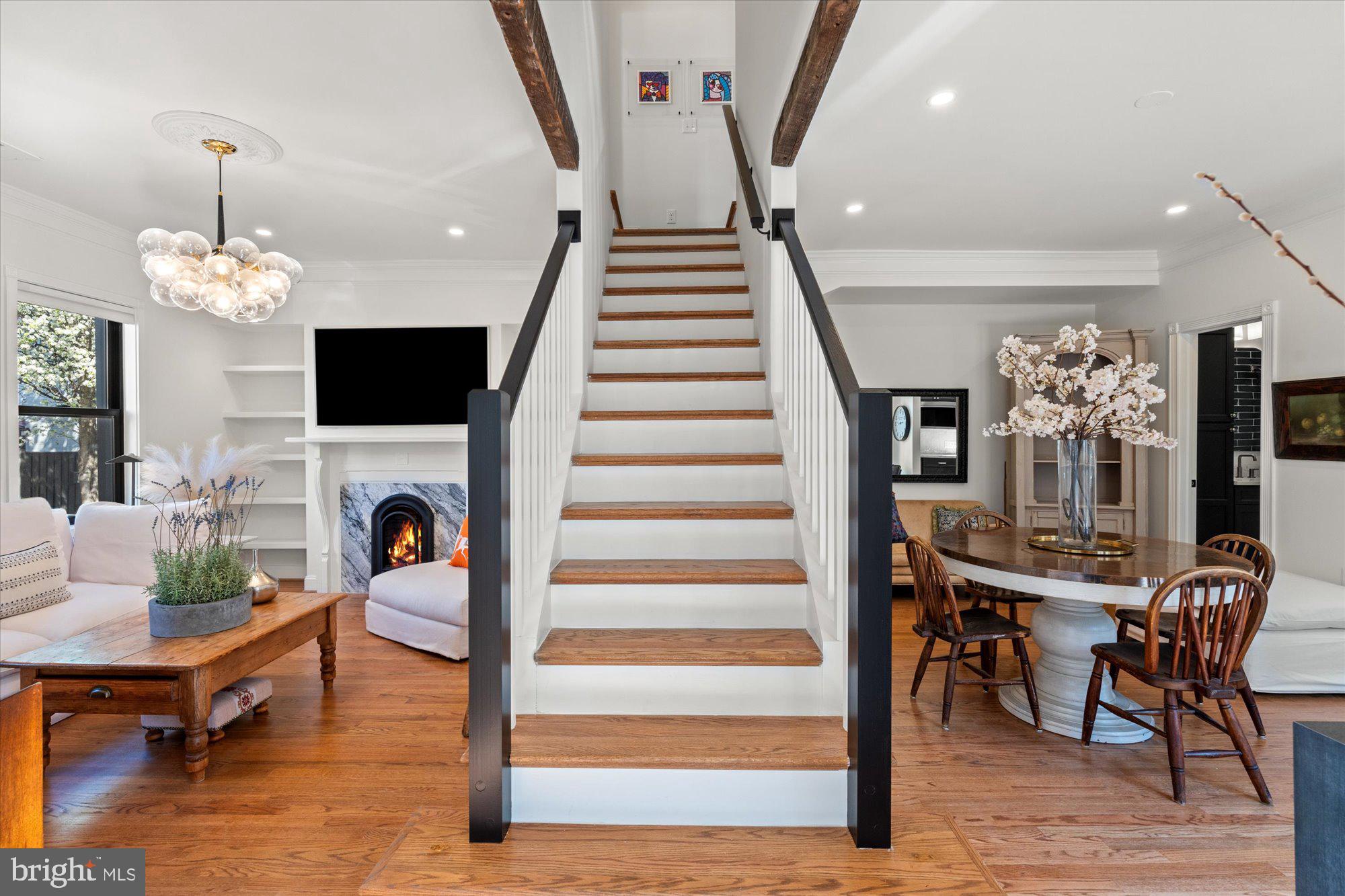 629 Pickford Place Northeast Washington, DC 20002 - Photo 8 of 41 a view of a dining room with furniture and wooden floor