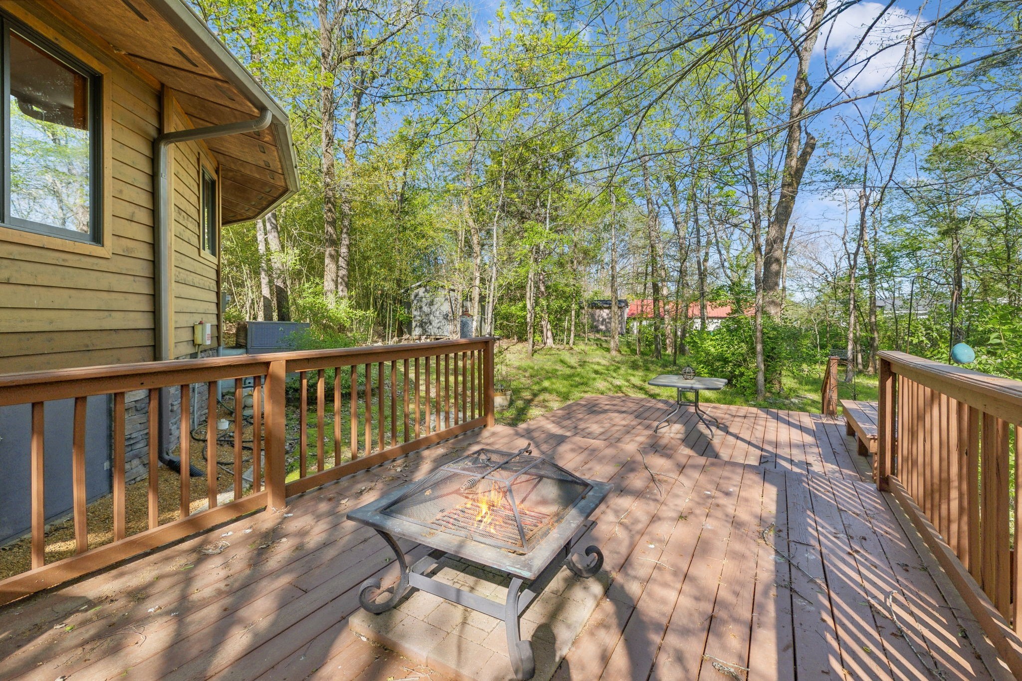 3055 Smith Springs Road Antioch, TN 37013 - Photo 40 of 59 a view of a balcony with wooden floor and fence