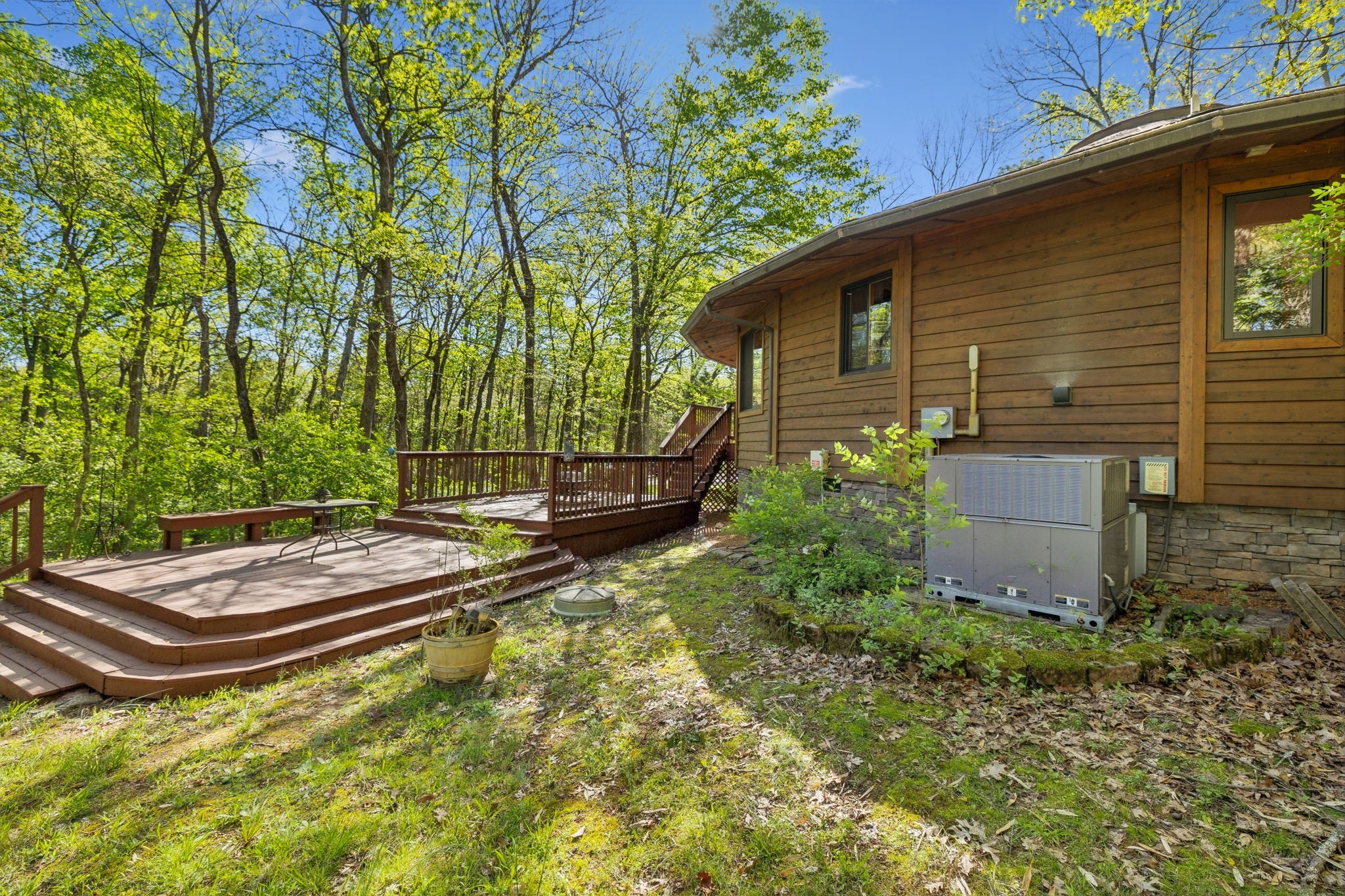 3055 Smith Springs Road Antioch, TN 37013 - Photo 46 of 59 a view of a backyard with plants and a patio