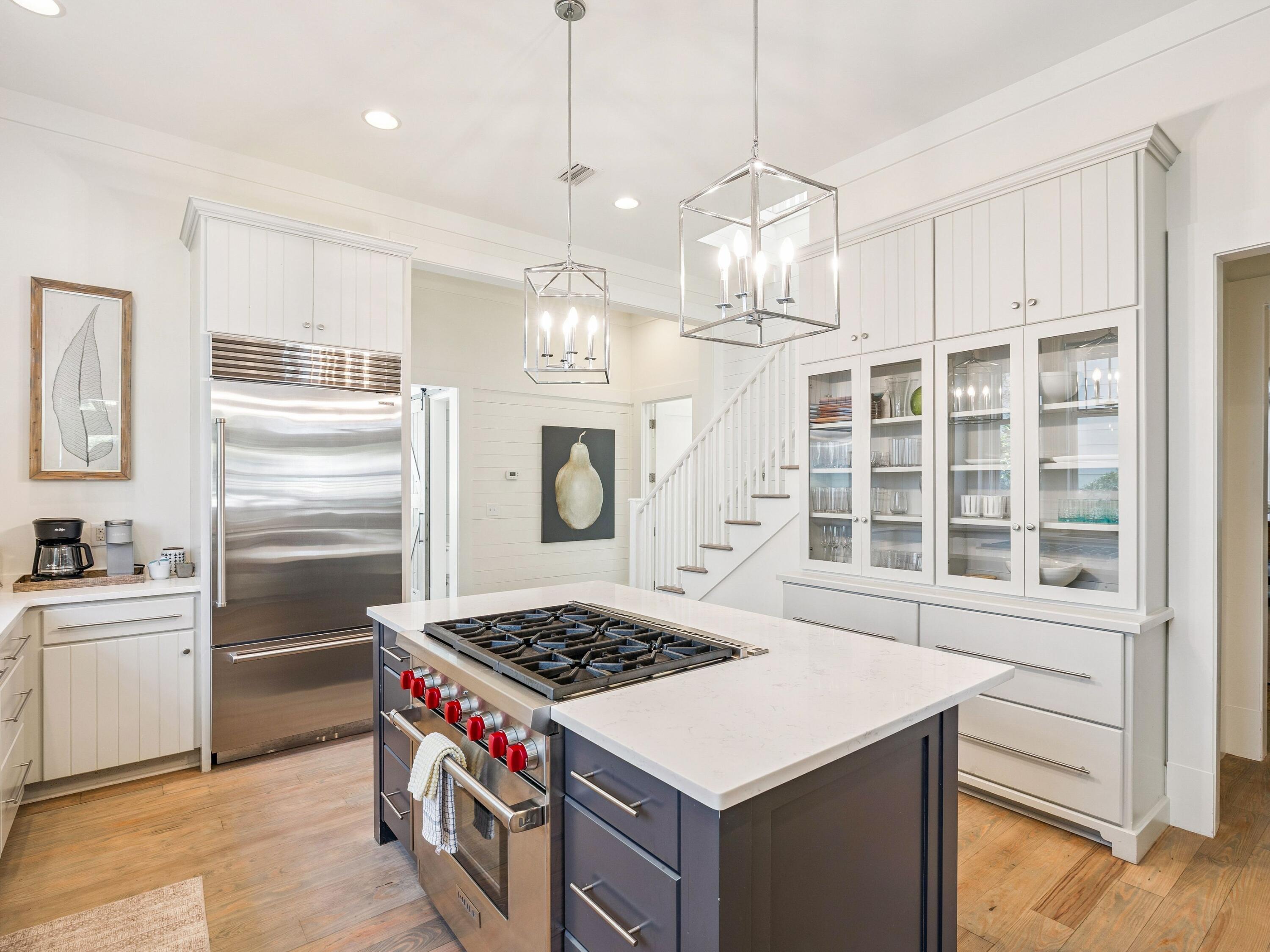 134 Spartina Circle Santa Rosa Beach, FL 32459 - Photo 16 of 41 a kitchen with a stove and a refrigerator