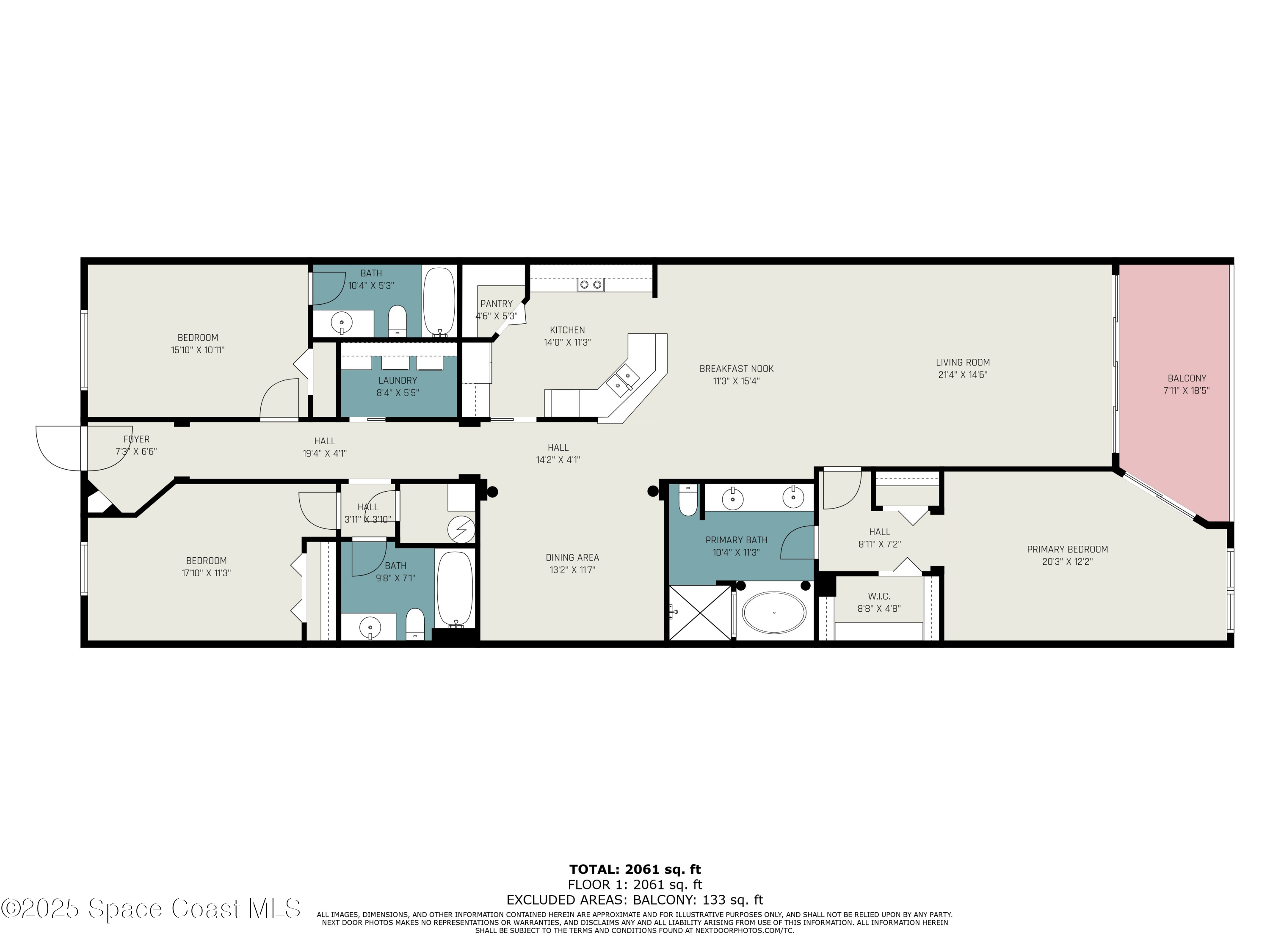 2022 Julep Drive, Unit 304 Cocoa Beach, FL 32931 - Photo 33 of 34 a picture of a floor plan