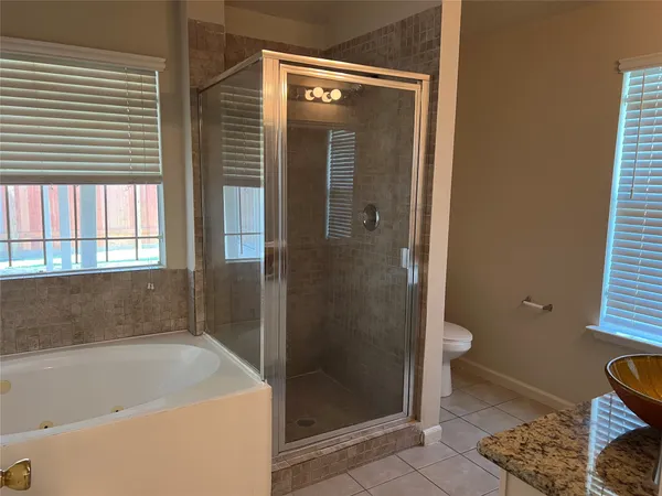a bath room with a toilet and a bath tub