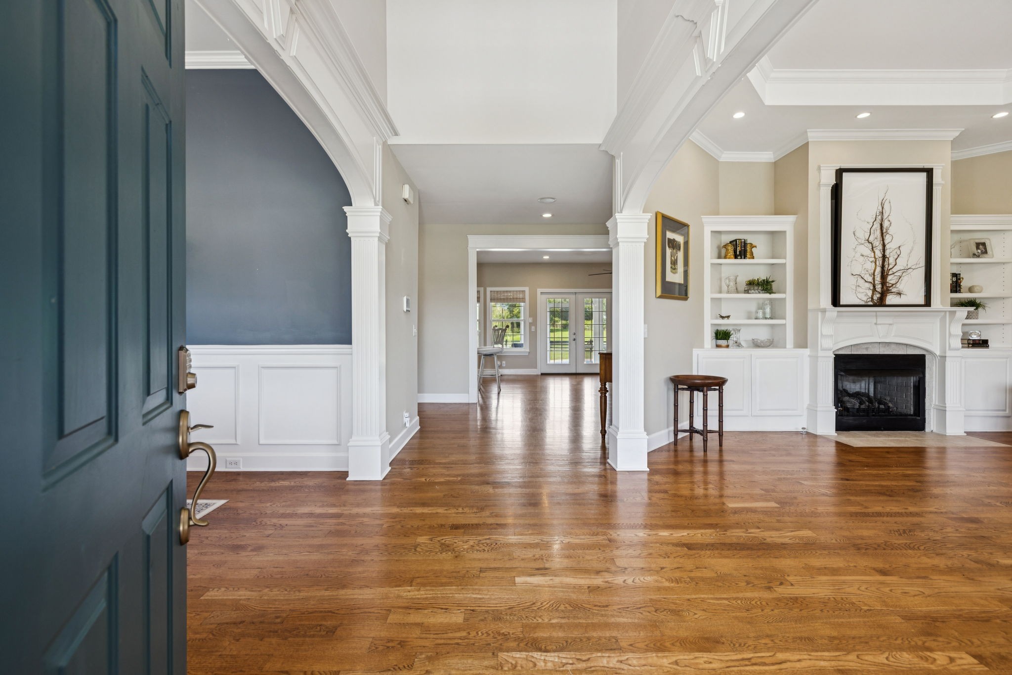 5000 Rucker Christiana Road Christiana, TN 37037 - Photo 11 of 73 a view of dining room with furniture and fireplace