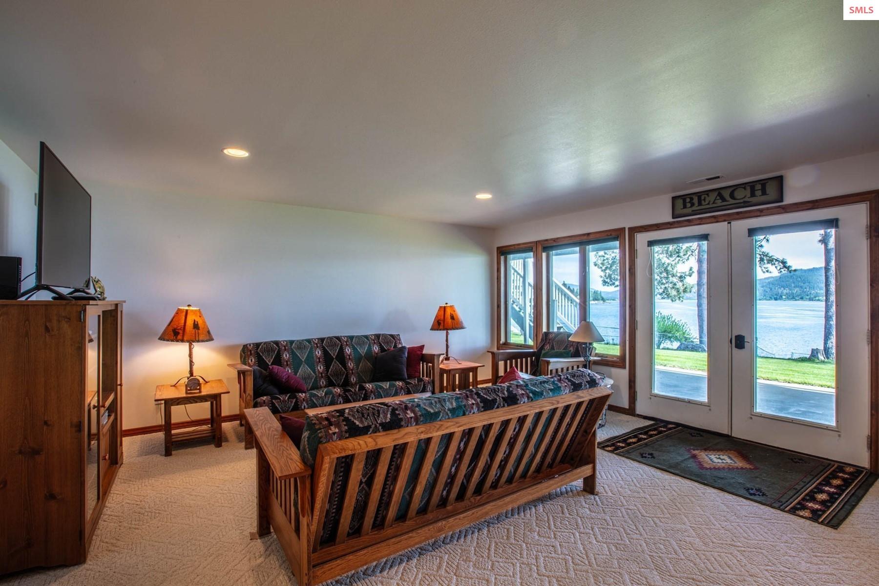 433 Campbell Point Road Laclede, ID 83841 - Photo 39 of 70 Amazing views and french doors invite one to the outside areas