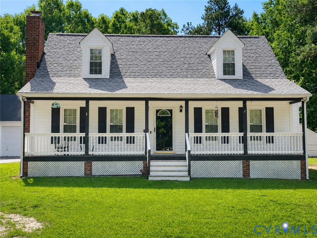 13521 Bailey Bridge Road Midlothian, VA 23112 - Photo 3 of 9 White siding residence featuring a covered front p