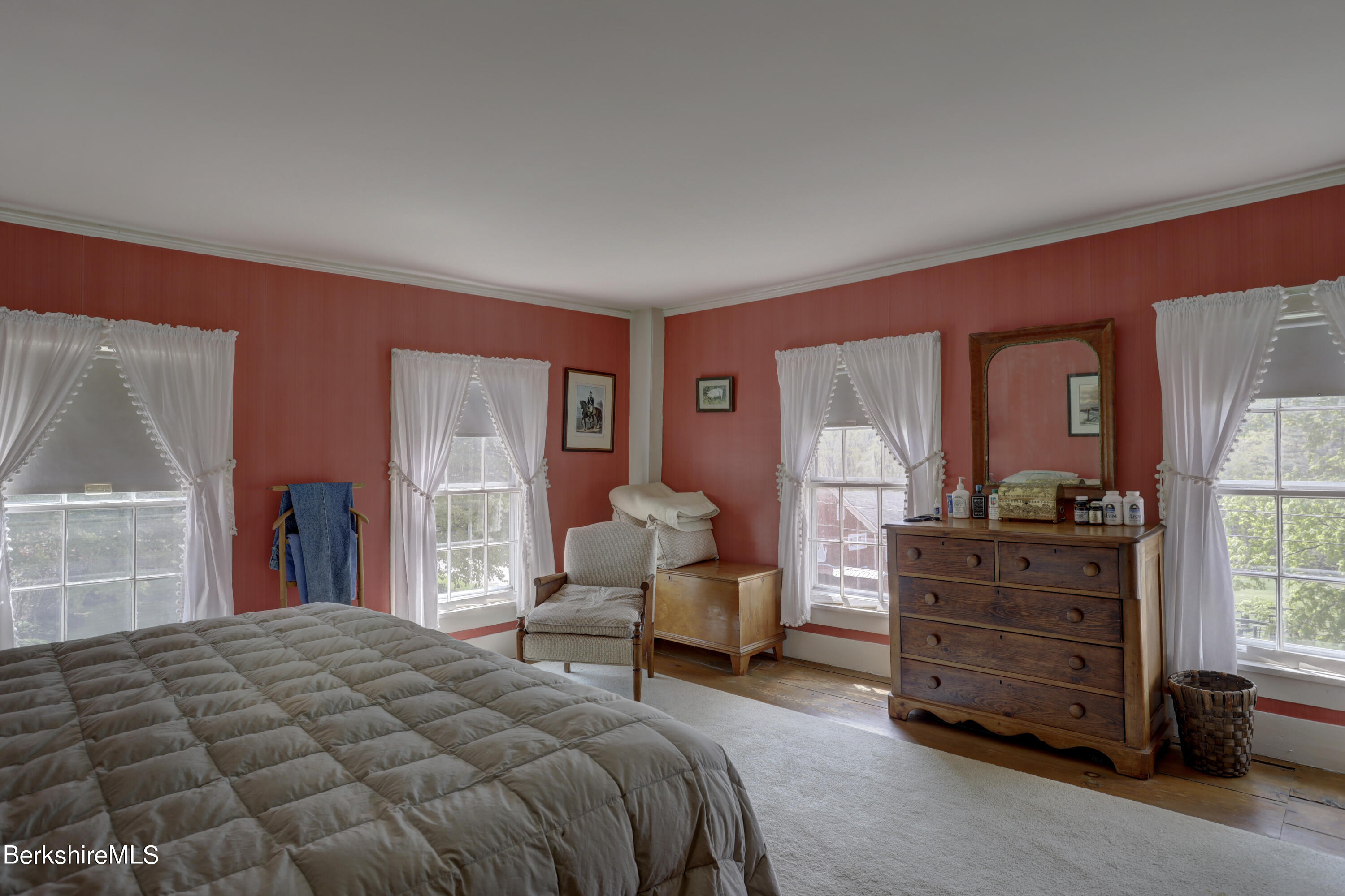 185 Keyes Hill Road New Marlborough, MA 01259 - Photo 24 of 49 a bedroom with a bed and a dresser