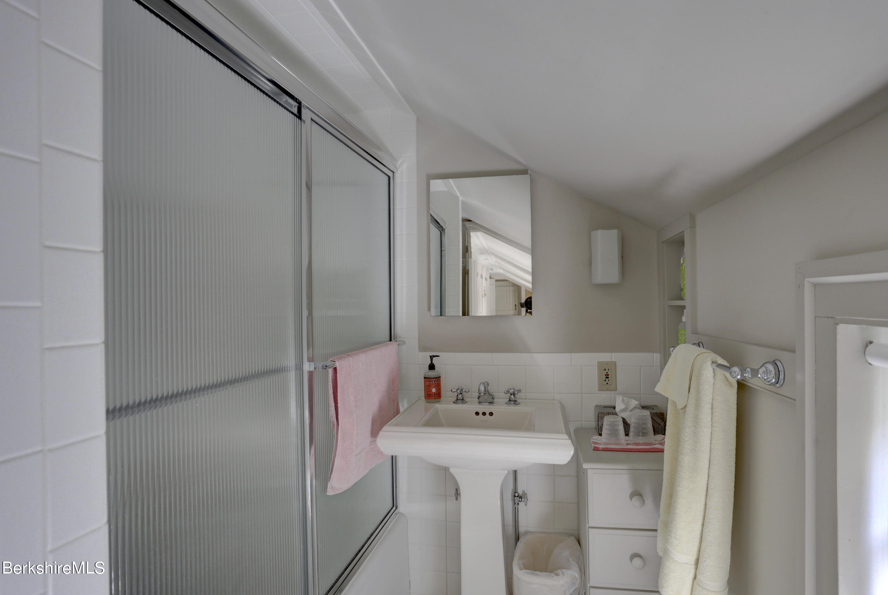 185 Keyes Hill Road New Marlborough, MA 01259 - Photo 31 of 49 a bathroom with a sink and mirror