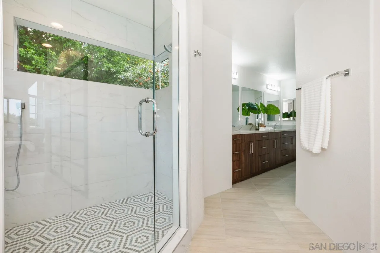 6105 Avenida Chamnez La Jolla, CA 92037 - Photo 33 of 59 a bathroom with a shower