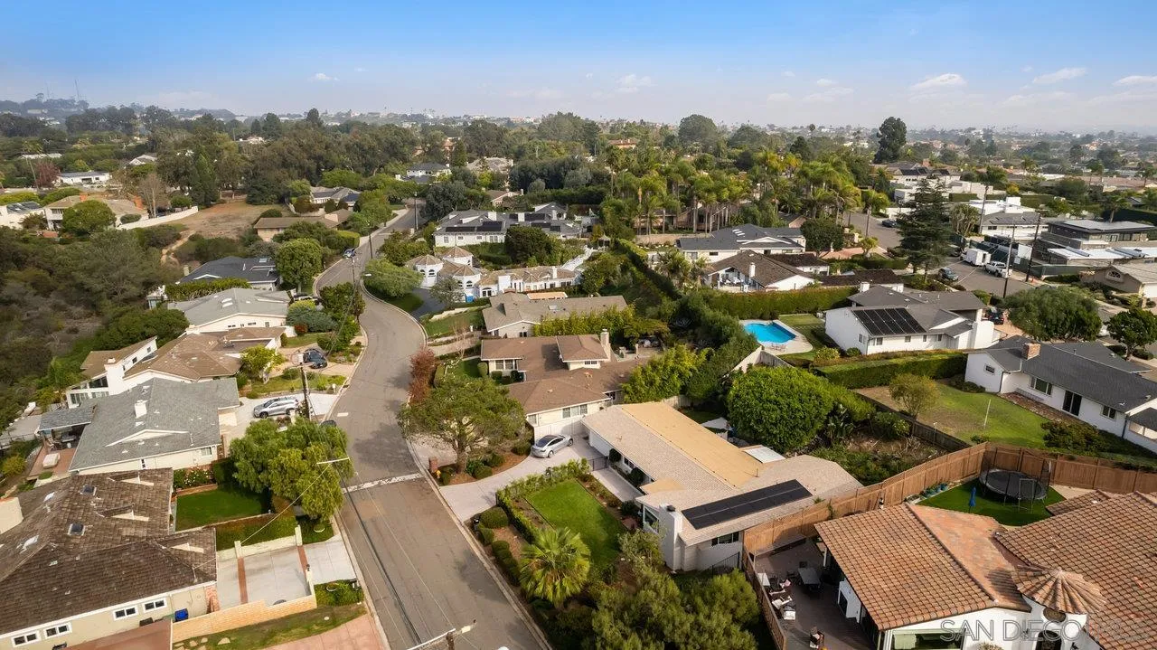 6105 Avenida Chamnez La Jolla, CA 92037 - Photo 45 of 59 an aerial view of residential houses with outdoor space