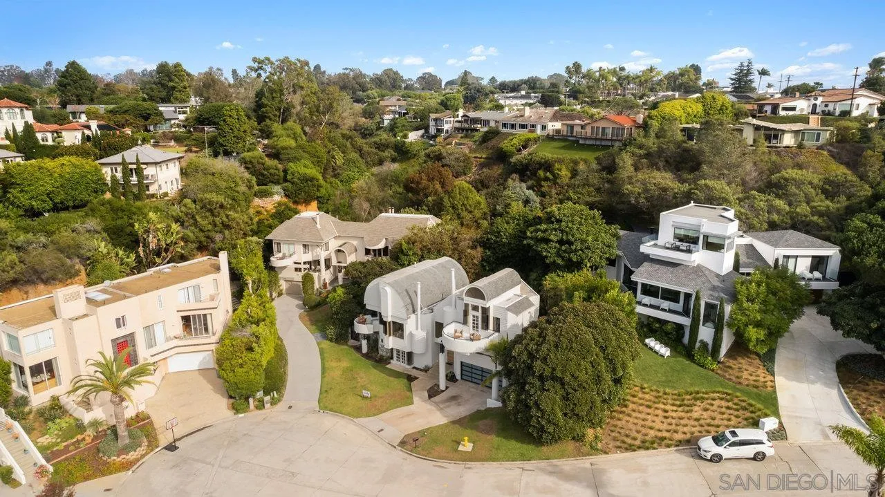 6105 Avenida Chamnez La Jolla, CA 92037 - Photo 55 of 59 an aerial view of a house with outdoor space