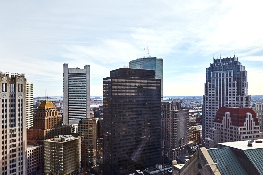 1 Franklin Street, Unit 3409 Boston, MA 02110 - Photo 17 of 18 a view of a city with tall buildings