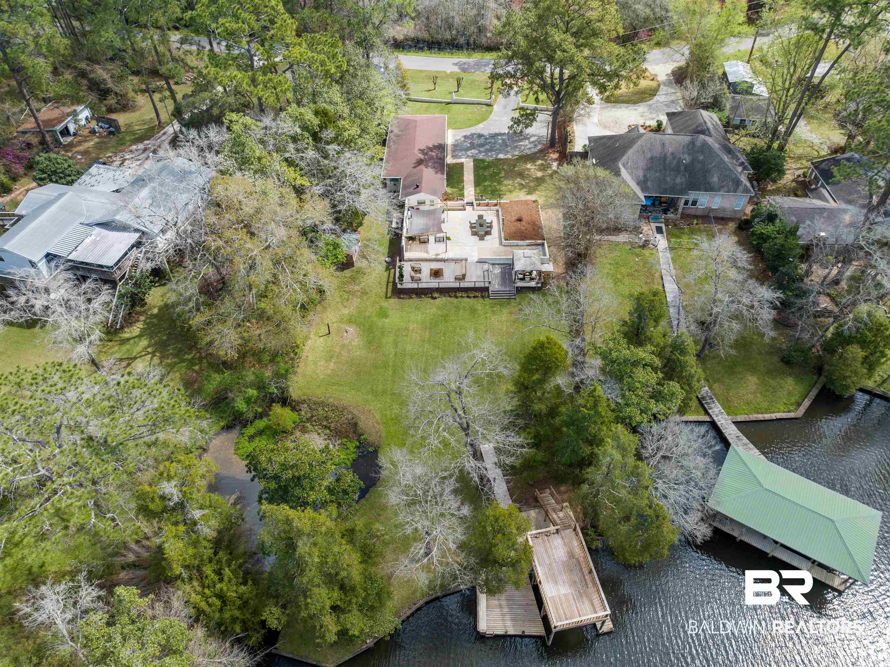 17595 River Road Summerdale, AL 36580 - Photo 27 of 29 Bird's eye view of a large body of water