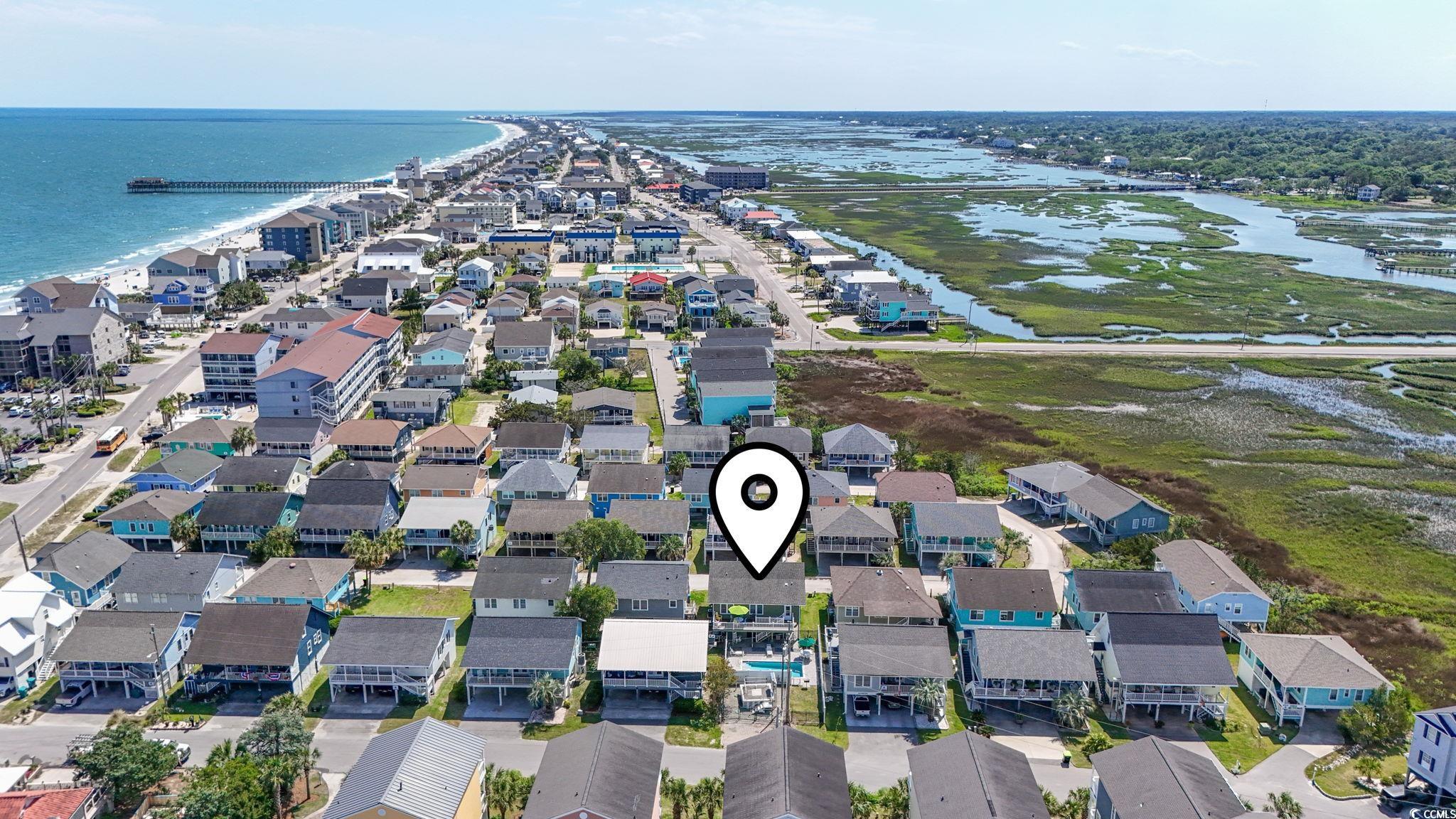 161 Easy Street Murrells Inlet, SC 29576 - Photo 34 of 40 Drone / aerial view of a nearby body of water