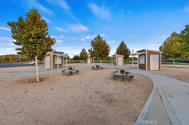 a view of a city with tall buildings in the background