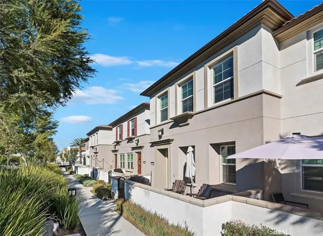 a view of a building with many windows