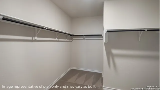 a view of walk in closet