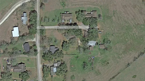 an aerial view of a residential houses