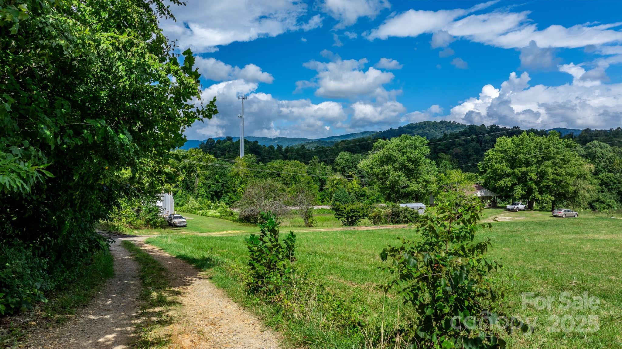 1147 Old Linville Road Marion, NC 28752 - Photo 7 of 27 a view of a garden with a building in the background