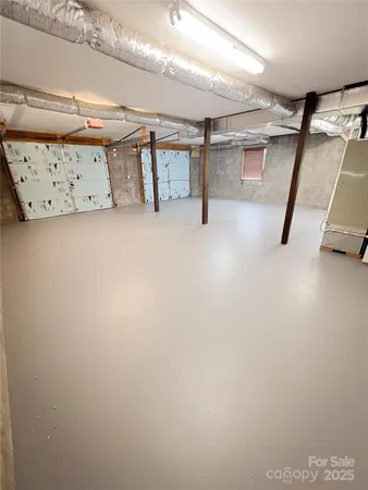 a view of storage and utility room