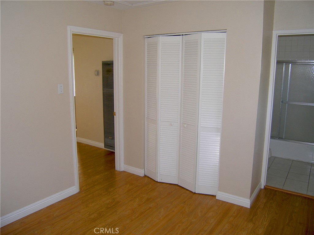 bedroom - folding closet