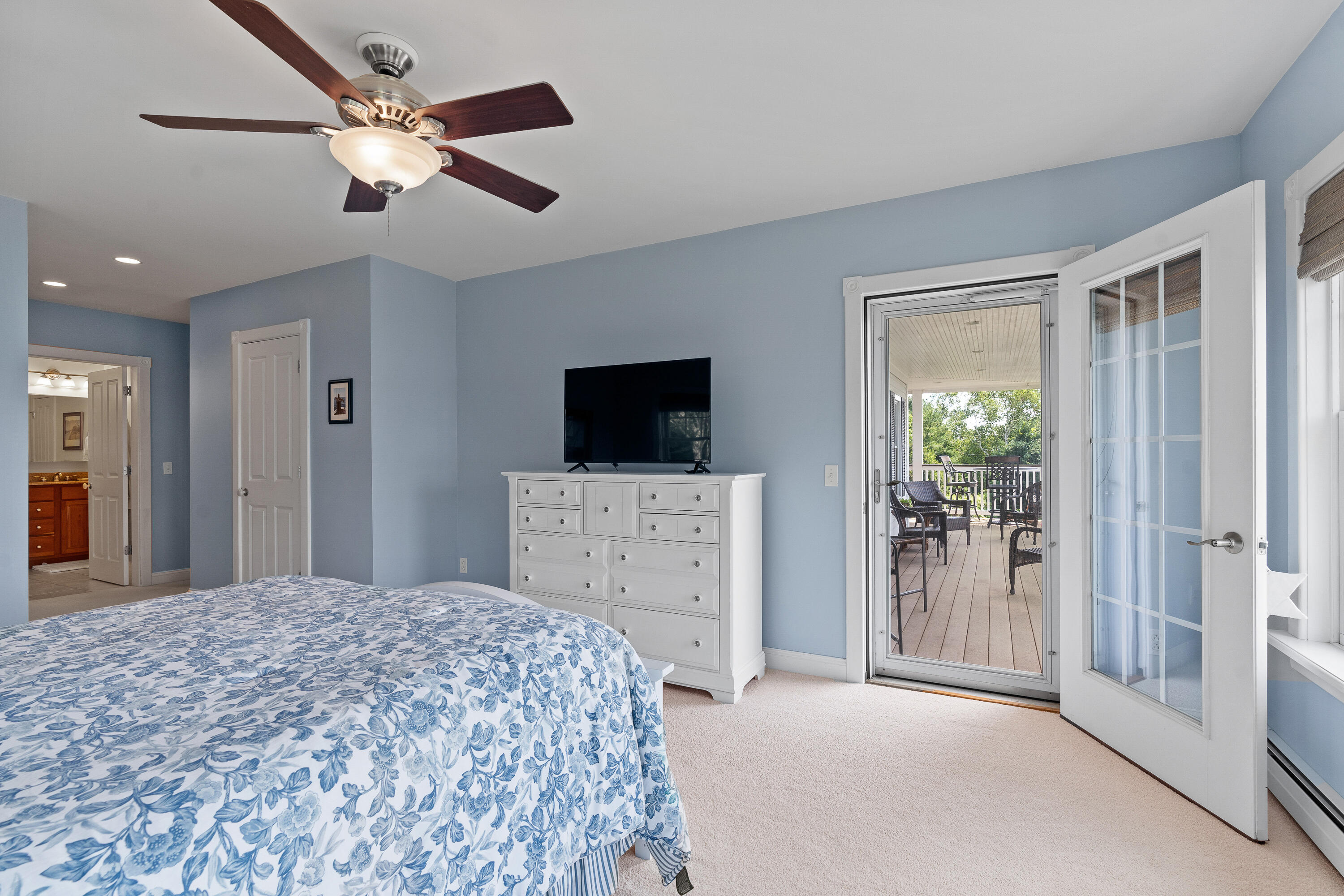 68 West Shore Road Harpswell, ME 04003 - Photo 29 of 55 Master bedroom enters onto the porch