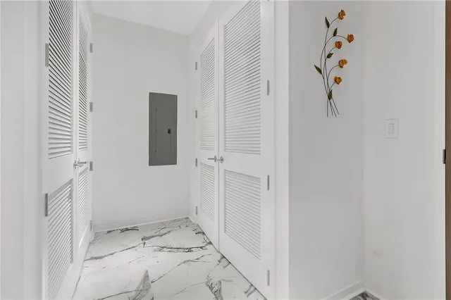 wooden floor in a gallery