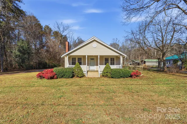 a front view of a house with an outdoor space