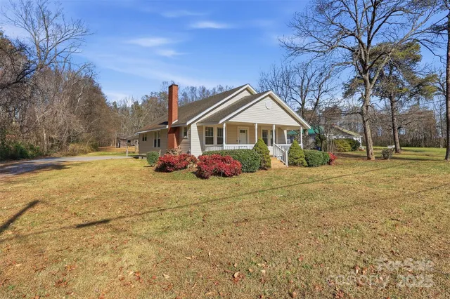 a house with yard in front of it
