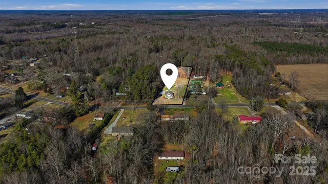 a bird view of location