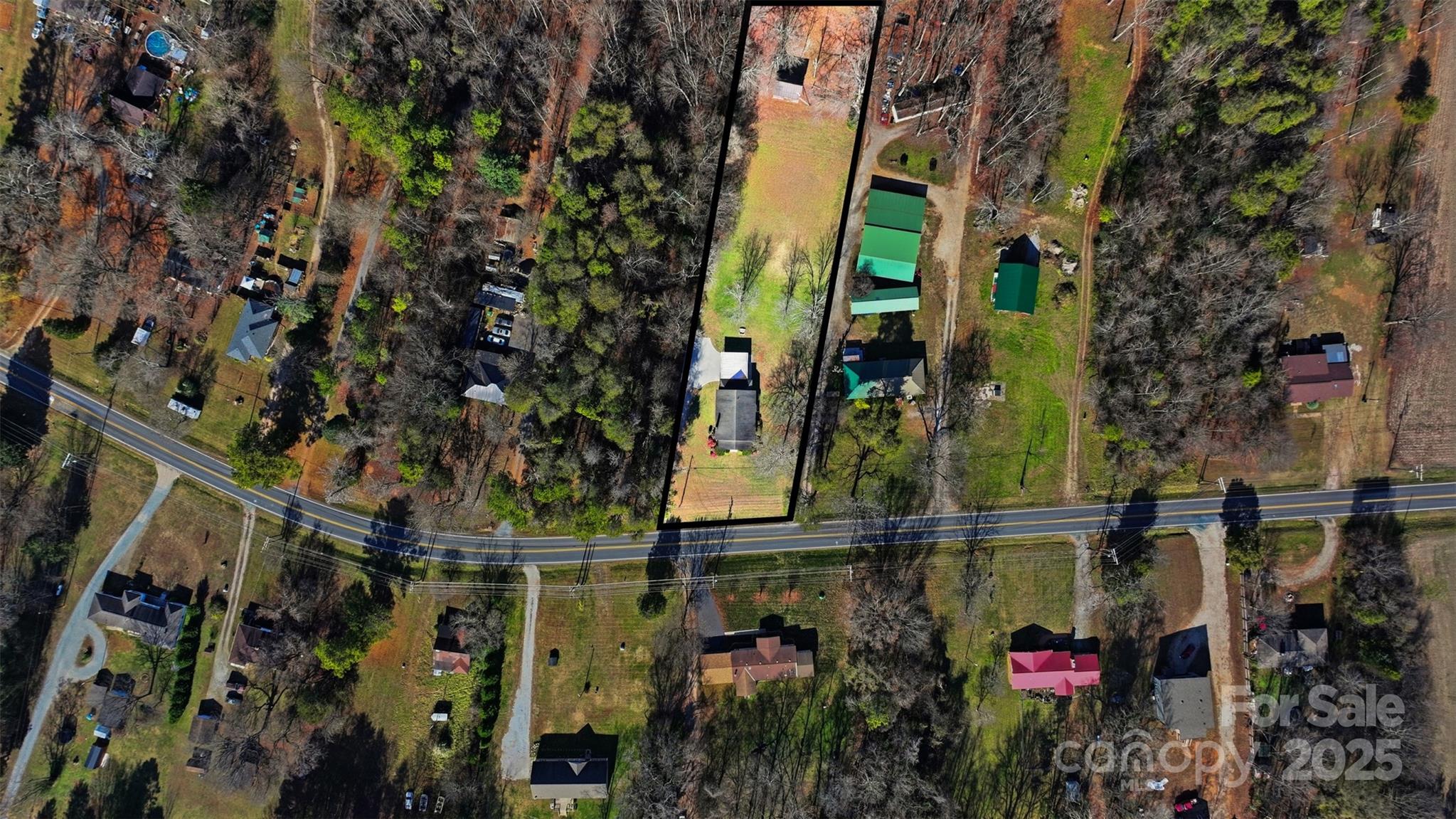 1640 Long Ferry Road Salisbury, NC 28146 - Photo 45 of 47 an aerial view of street and sign board