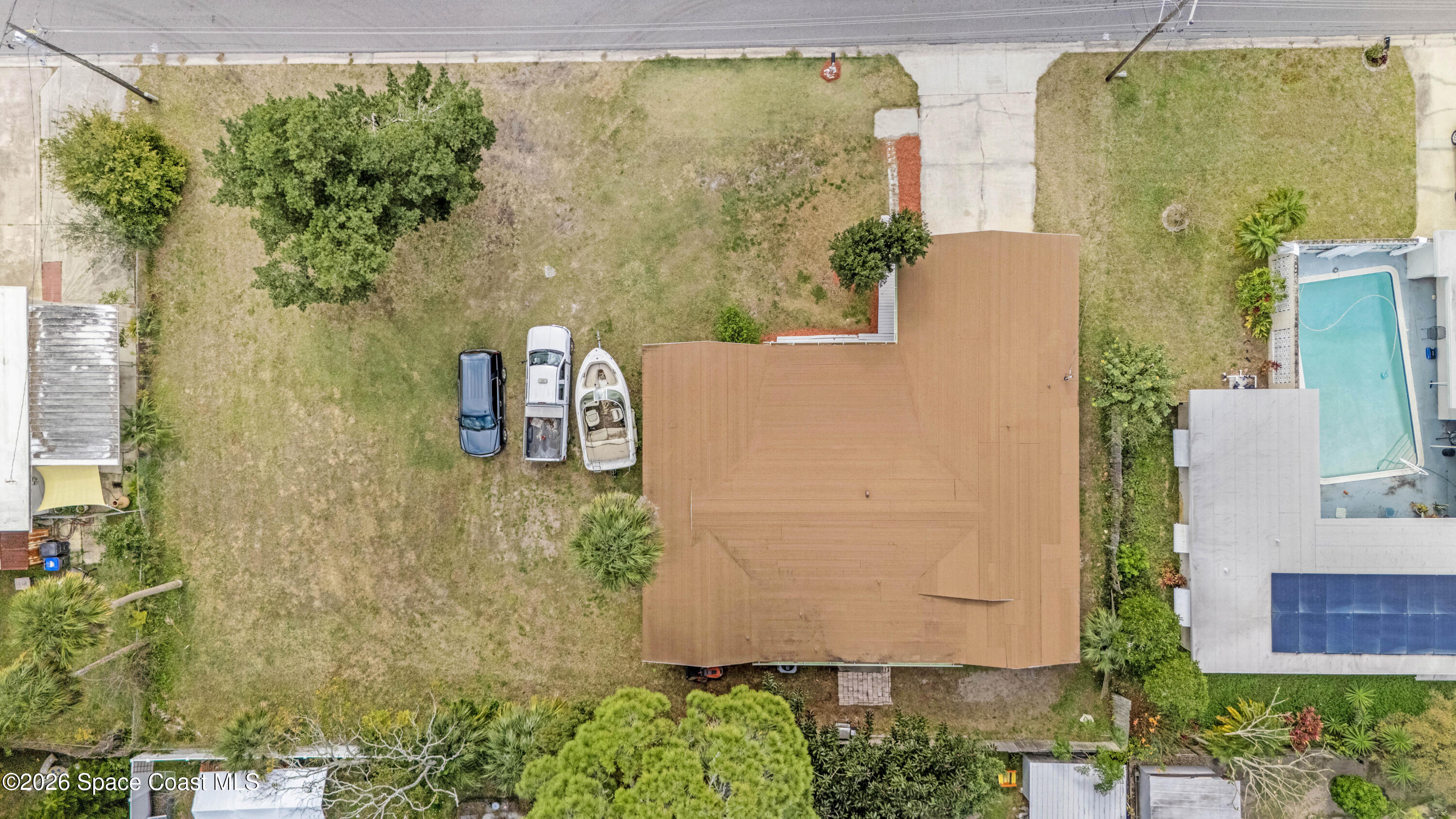 220 Alhambra Street Titusville, FL 32780 - Photo 2 of 29 aerial view of a house
