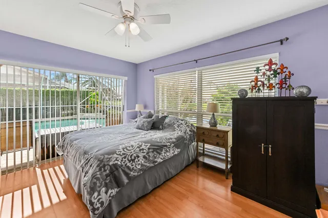 a view of a patio with a table and chairs