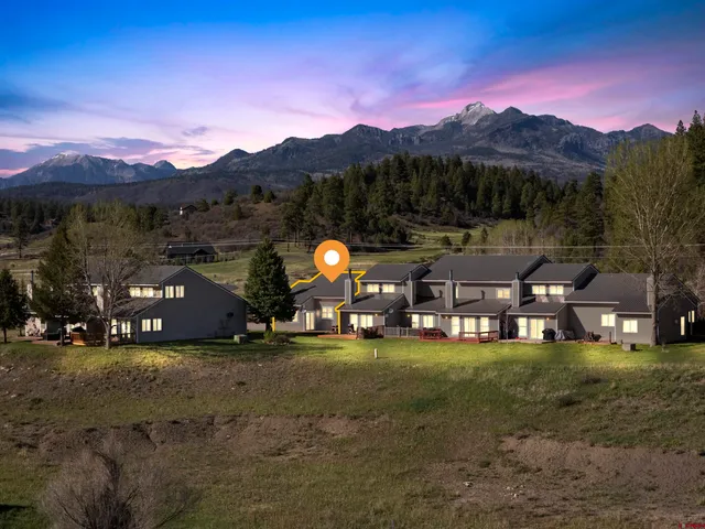 a view of a outdoor space with mountain view