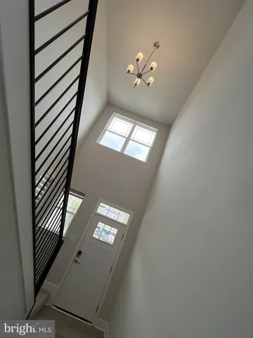 a view of entryway and hall