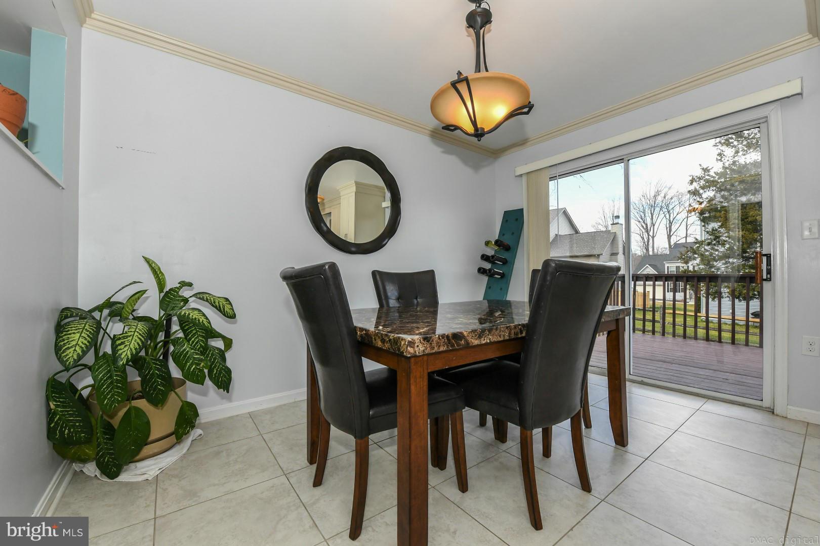 10630 Old Barn Road New Market, MD 21774 - Photo 8 of 30 Dining open to Kitchen & Walk out to Deck