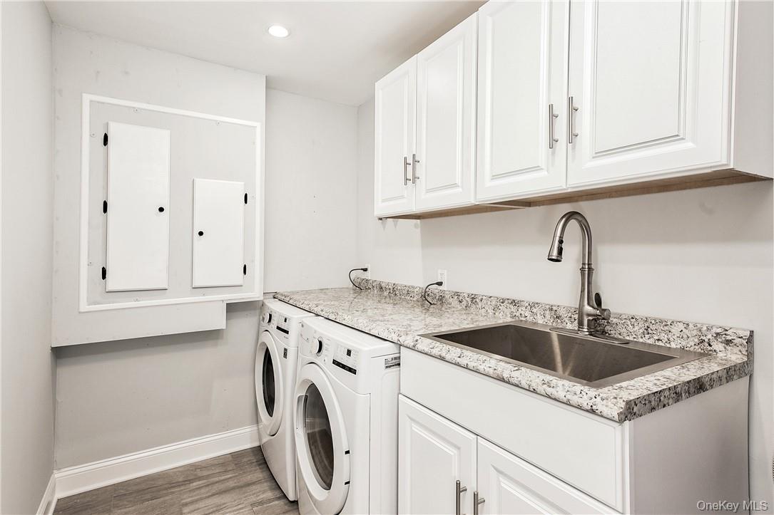 124 B Maple Avenue Rye, NY 10580 - Photo 18 of 27 a view with granite countertop white cabinets and sink