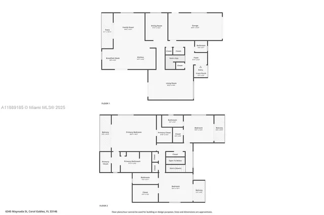 $2,350,000 | 6345 Maynada Street, Coral Gables, FL 33146