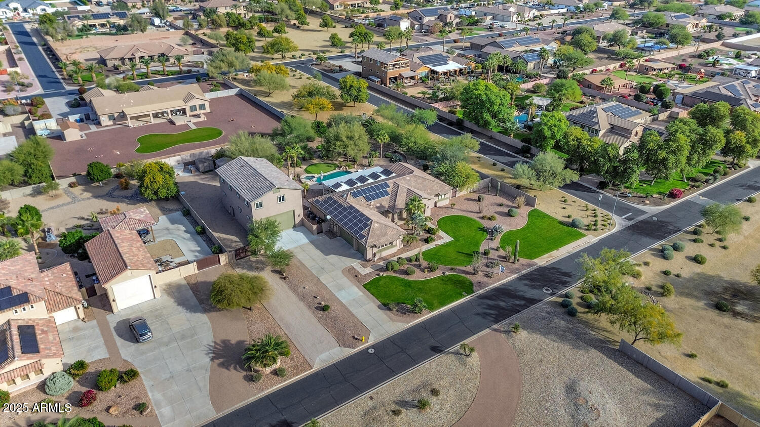 14426 West Becker Lane Surprise, AZ 85379 - Photo 63 of 68 an aerial view of residential house with outdoor space
