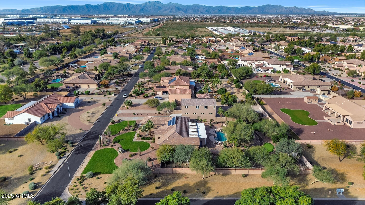 14426 West Becker Lane Surprise, AZ 85379 - Photo 66 of 68 an aerial view of residential houses with outdoor space