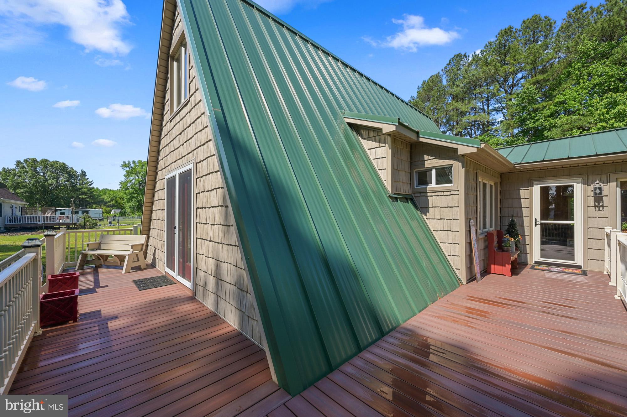 151 Peach Basket Road Felton, DE 19943 - Photo 4 of 29 Metal Roof with Maintenance Free Deck and Railing
