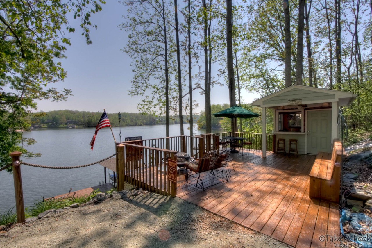 572 Major Holland Road Union Hall, VA 24176 - Photo 30 of 50 Deck Near.... Lake & Mtn Views!