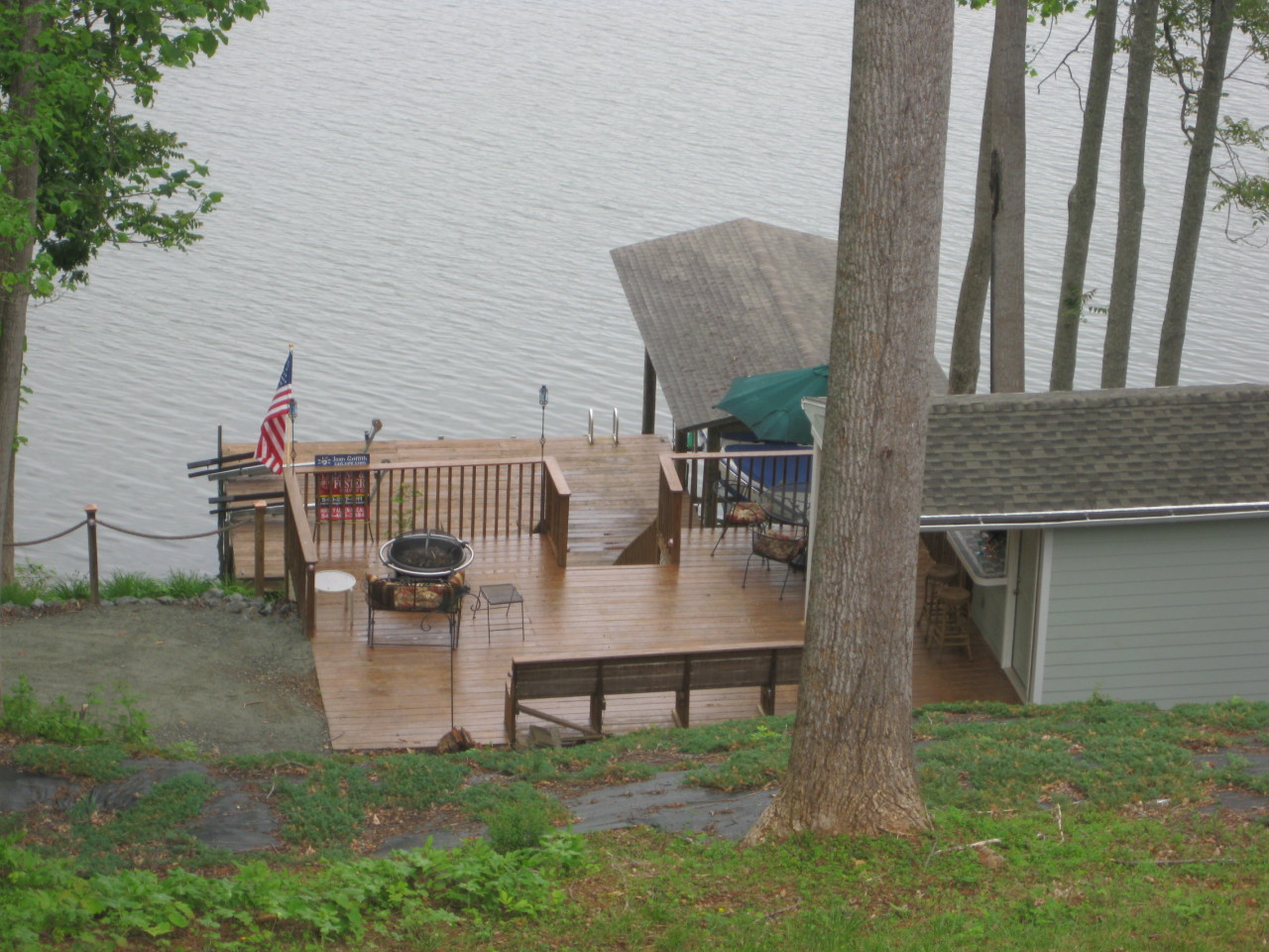 572 Major Holland Road Union Hall, VA 24176 - Photo 39 of 50 Entertainment Area...Near Dock!