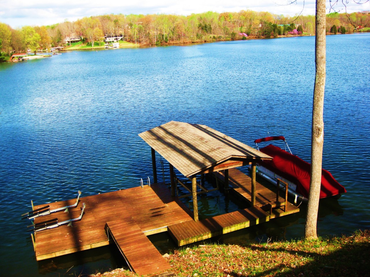 572 Major Holland Road Union Hall, VA 24176 - Photo 46 of 50 Home Lake Home! Dock!