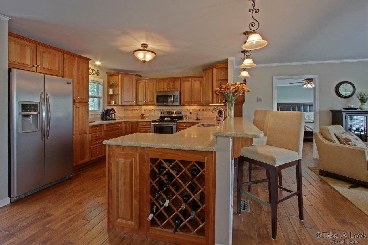 572 Major Holland Road Union Hall, VA 24176 - Photo 6 of 50 Kitchen.....& Living Rm!